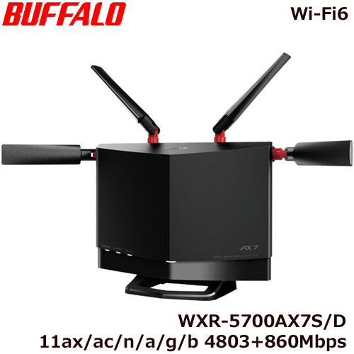 obt@[ WXR-5700AX7S D [Wi-Fi 6 LAN[^[ 4803+860Mbps]