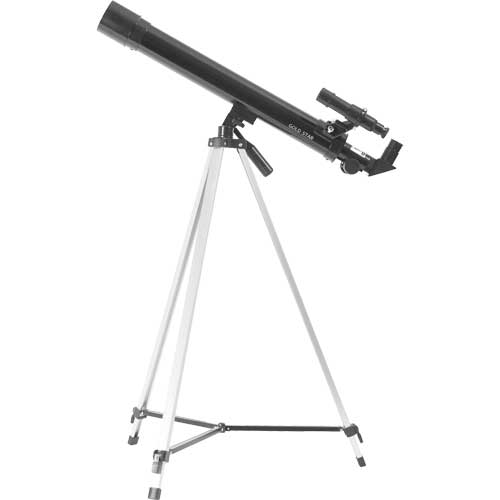 スガイエンタープライズ GOLDSTAR 60050-BK 天体望遠鏡 屈折式 50-300倍 対物レンズ有効径50mm 焦点距離600mm