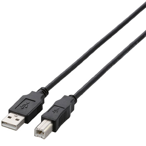 ���쥳�� U2C-BN10BK [USB2.0�����֥�/A-B/�Ρ��ޥ�/1m/�֥�å�]