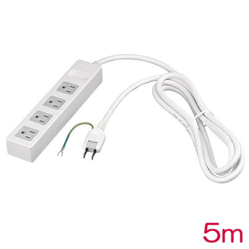 Rakuten - バッファロー（サプライ） BTWMTJ3450WH [3P電源タップ マグネット&2重構造 4口/5m ホワイト]