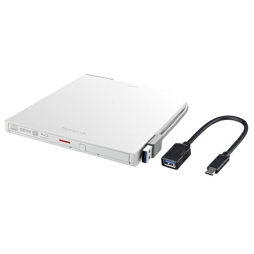 バッファロー BRXL-PT6U3-WHE [USB3.2 ポータブルBDドライブ 再生書込SW ホワイト]