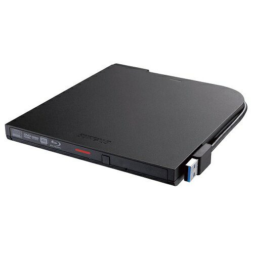 バッファロー BRXL-PTV6U3-BKB USB3.2 ポータブルBDドライブ 書込ソフト付 ブラック