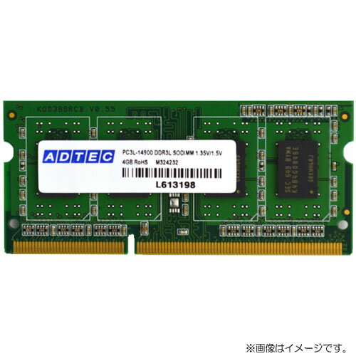 アドテック ADM14900N-L4G Mac用 4GB DDR3L-1866 (PC3L-14900) SO-DIMM 204pin