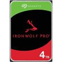 シーゲート ST4000NT001 NAS向けHDD IronWolf Pro（4TB 3.5インチ SATA 6G 7200rpm 256MB Air CMR）