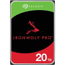 シーゲート ST20000NT001 NAS向けHDD IronWolf Pro（20TB 3.5インチ SATA 6G 7200rpm 256MB Helium CMR）