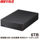 バッファロー HD-NRCD6U3-BA 高性能CMR HDD採用 外付けハードディスク 6TB