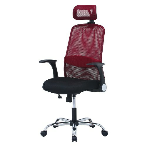 ★代引不可★35427 [不二貿易　ヘッド付アームアップチェア ARP-01 RD]