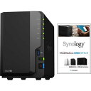 Synology DS220 /JP ★ガイドブック付き★ DiskStation 2ベイ NAS 2コアCeleron J4025 2GBメモリ GbEx2 SATA対応