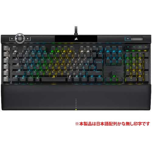 コルセア CH-912A014-JP メカニカルゲーミングキーボード K100 RGB - Cherry MX Speed - ブラック