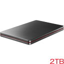 アイ・オー・データ HDPX-UTSC2K [USB3.2対応ポータブルHDD 2TB Black×Red]