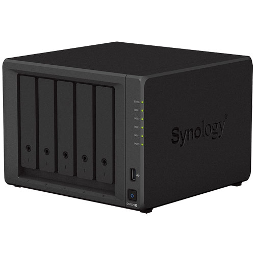 Synology DS1522+ [DiskStation 5٥ NAS 2AMD Ryzen R1600 8GB GbEx4 SATAб]