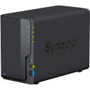 Synology DS223 DiskStation 2ベイ NAS 4コア 64bit CPU 2GBメモリ GbEx1 SATA対応