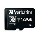 三菱化学メディア Verbatim SD/microSDカード MXCN128GJVZ2 Micro SDXC Card 128GB Class 10