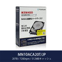 (HDD) MN10ACA20T/JP [20TB NASHDD MN-He 3.5C`ASATA 6GA7200 rpmAobt@ 512MB]