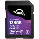 OWC OWCSDV90U0128 [128GB SDXCJ[h Atlas Ultra SD V90 Class 10AUHS-II U3AV90 Ή 3Nۏ]