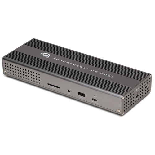 OWC OWCTB4DKG11PN [Thunderbolt Go Dock (TBT 4 x2、USB-C、USB-A x3、SD 4.0、2.5GbE、HDMI、audio) 2年保証]