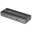 OWC OWCTB4DKG11PN [Thunderbolt Go Dock (TBT 4 x2、USB-C、USB-A x3、SD 4.0、2.5GbE、HD...