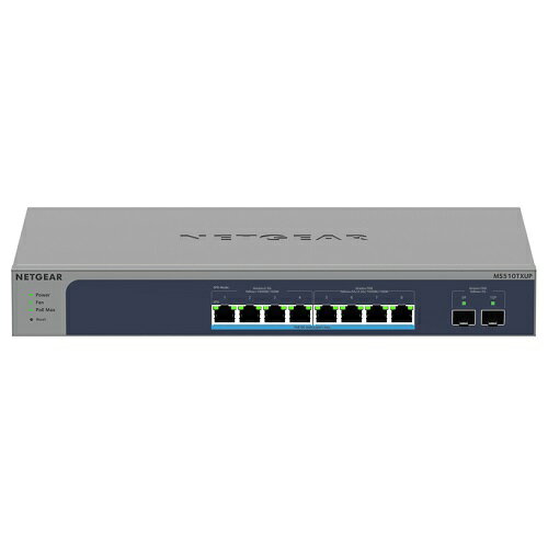 NETGEAR MS510TXUP-100AJS [PoE++(295W) マルチギガx8 SFP+ x2 スマートスイッチ]