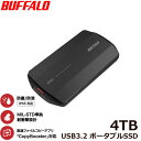 バッファロー SSD-PHP4.0U3BA/D MiniStationSSD ポータブルSSD 4TB