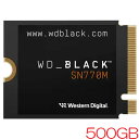 EGX^fW^ WDS500G3X0G [WD_BLACK SN770M NVMe SSDi500GB M.2(2230) PCIe Gen4 x4 NVMe 300TBW 5Nۏ؁j]