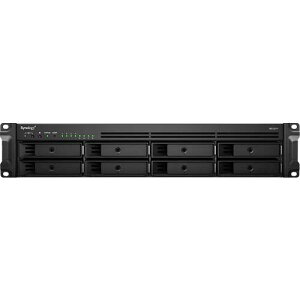 Synology RS1221RP+ [RackStation 2U8ベイ NAS AMD Ryzen V1500B 4GBメモリ GbEx4 PCIe拡張 SATA対応 冗長電源]