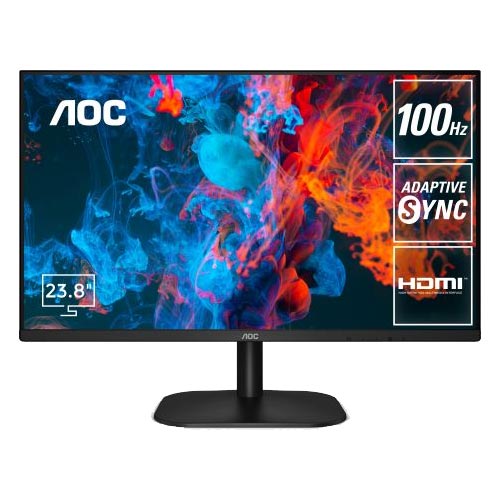 AOC 24B2H2/11 [23.8型ワイド液晶ディスプレイ 23.8型/1920×1080/HDMI/ブラック/スピーカー：なし]