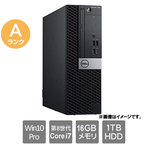 DELL ťѥA󥯡D11S004 [OptiPlex 7060 SFF(i7-8700 16GB HDD1TB Win10Pro)]