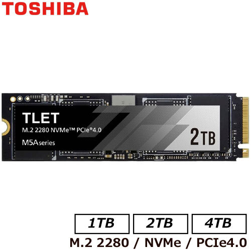 ●フォームファクター：M.2 2280 ●インターフェイス：NVMe 1.4 / PCIe Gen4x4 ●シーケンシャルRead (MB/s)： 5,000 ●原産地：TAIWAN ●保証：3年主な機能 PCでのゲームや動画編集の環境におすすめ！TLD-M5Aシリーズ PCIe Gen 4採用、 読込速度最大5,000MB/sミドルクラスのSSD インターフェイスGen4x4採用、読込速度最大 5,000MB/sのM5Aシリーズでお使いのPCのパフォーマンスをアップグレードできます。 PCでのゲームを素早く立ち上げプレイに参加できます。また動画編集もさくさく編集できです。 パフォーマンスを支える6つのテクノロジーを搭載 SLC Caching 記憶エリアの一部を高速アクセス可能な記録方法に割当てることで、SSDのパフォーマンスを向上する技術。 LDPC SSDの大容量化による記録データの破損から保護する技術で、高い訂正能力を持つ。 LDPC：Low Density Parity Check（低密度パリティ検査符号） Wear Leveling 記憶ブロックを平均的に再利用することで、SSDの耐久性と信頼性を向上する技術。 TRIM ホスト機器からの消去可能との通知(Trimコマンド)に対応しており、記憶ブロックの再利用を高速に実現できます。この機能によりSSDの全体パフォーマンスが向上。 Over Provision 記憶ブロックの予備エリアを多く確保することでSSDの信頼性・耐久性の向上を実現するだけなくパフォーマンス向上も可能とする技術。 ※ ご自身では予備エリアの変更・削除はできません。 S.M.A.R.T. SSDなどの外部記憶装置が持つ自己診断機能の規格の一つで、この機能を利用してSSDの健康状態の監視が可能。