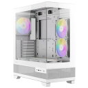 ANTEC ATX ミドルタワーケース CX700 RGB Elite White ピラーレス式フロント・サイドガラスパネル(2)