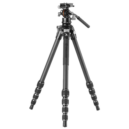 VANGUARD ALTA PRO 3VLT 235CV12 [カーボンプロフェッショナルビデオ三脚 5段 VEO PV-12 ビデオ雲台付 三脚ケース付]