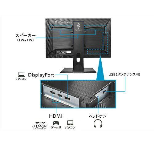 ゲーミングディスプレイ アイ・オー・データ LCD-GD241JD LCD-GD241JD [ゲーミングディスプレイ 23.8型/180Hz対応/5年保証]