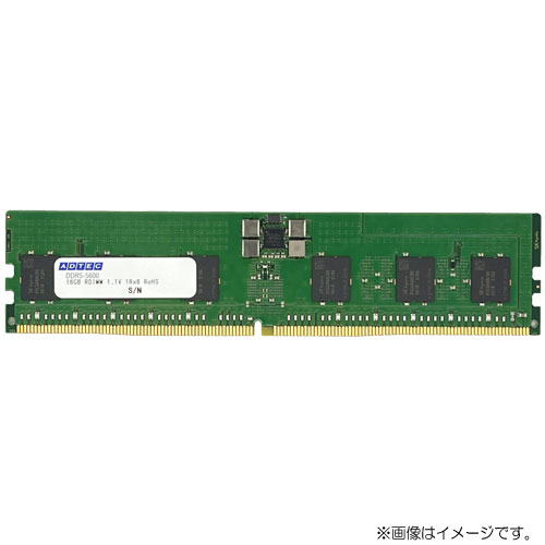 Rakuten - アドテック ADS5600D-R16GSBT [16GB DDR5-5600 (PC5-44800) ECC Registered DIMM 80bit 1Rx8 288pin]