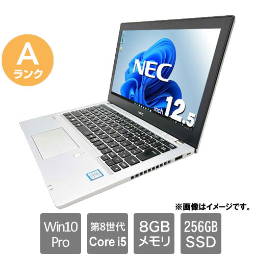 NEC ★中古パソコン・Aランク★PC-VKT16BZG4 [VersaPro VKT16B-4(i5-8250U 8GB SSD256GB 12.5HD Win10Pro64)]