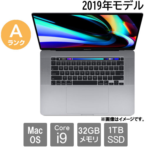 Apple ★中古パソコン・Aランク★C02DW10UMD6T [MacBook Pro 16.1(Core i9 32GB SSD1TB 16 MacOS)]