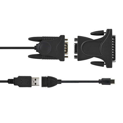 エアリア SD-U1RS-C [USB-RS232C 変換ケーブル 98cm D-Sub 9pin/25pin 変換アダプ...