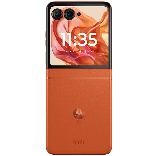 モトローラ PB230002JP [motorola razr 50 (SIMフリー 6.9in/3.6in 12GB/512GB スプリッツオレンジ]