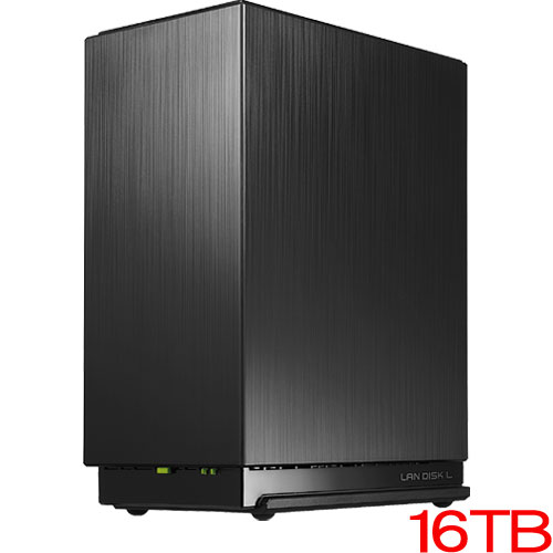 NAS アイ・オー・データ HDL2-LE16 [2.5GbE対応 2ドライブ ネットワークHDD 16TB]