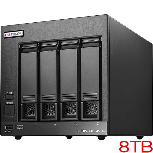 法人向けNAS アイ・オー・データ HDL4-LV04 [法人向け4ドライブNAS 5年保証 4TB]