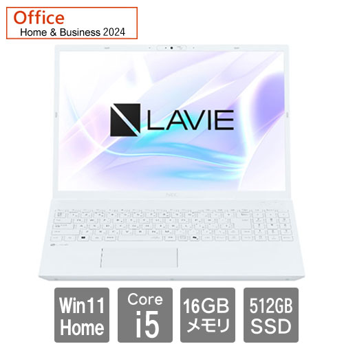 NEC PC-SE134ACD1-D [LAVIE Smart N16(i5-1235U 16GB SSD512GB DSM 16WUXGA W11H64 M365Basic+H&B2024 WH)]