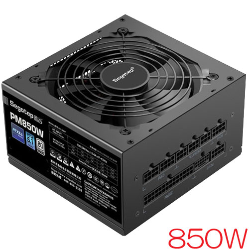 Segotep PM850W Black [ATX 12V 3.1電源 80PLUS PLATINUM認証 850W]
