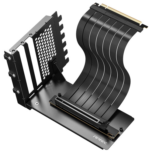 ANTEC PCIE 5.0 Riser Cable Vertical Bracket Kit Black