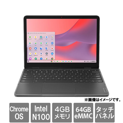 レノボ・ジャパン Lenovo 500e 82W40004JP [500e Yoga (N100 4GB eMMC64GB 12.2WUXGAタッチ Wi-Fi 6E Chrome OS)]