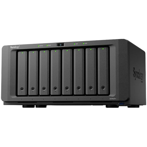 Rakuten - Synology DS1825+ [DiskStation 8ベイ NAS 4コア AMD Ryzen V1500B 4GBメモリ 2.5GbEx4 PCIe拡張 SATA対応]