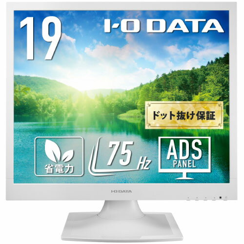 液晶ディスプレイ アイ・オー・データ LCD-SAX191DW [スクエア液晶ディスプレイ 19型/ホワイト/5年保証]