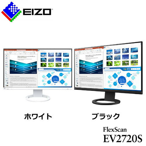 液晶ディスプレイ ナナオ（EIZO） FlexScan EV2720S [液晶ディスプレイ 27型/2560×1440/ブラック/ホワ..