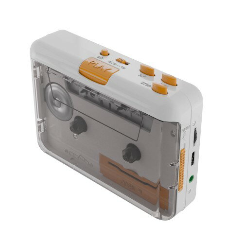 パソコンとの接続：USB (USB2.0) 駆動電力：USB接続(USBバスパワー) / 単三形乾電池x2本(ポータブル使用時) 連続駆動時間：約150分(アルカリ乾電池使用時) 対応カセット：ノーマルポジション / ハイポジション / メタルテープ(すべてのテープで80分未満) 取込ファイル形式：MP3 / WAV 対応OS：Windows 11 / 10 / MacOS 11～ 音声出力端子：3.5mmイヤホン端子 付属品：イヤホン(試供品)、USBケーブル、取扱説明書兼保証書 本体サイズ：80 x 120 x 30 mm 本体重量：172g