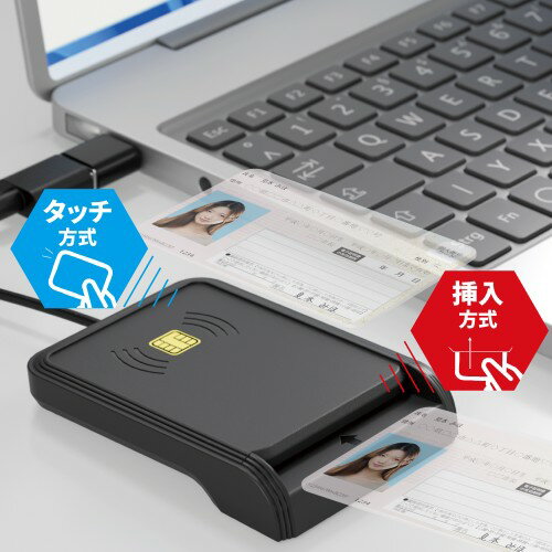 �����ꥢ SD-MYC03-B [���å�/���� ξ�б�IC�����ɥ꡼���� �ޥ��ʥ�С��������б� USB-A/C��³ Win/Mac]