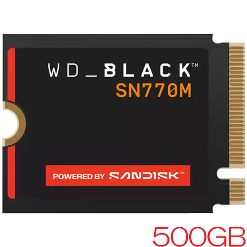 Rakuten - ウエスタンデジタル WDS500G3X0G [WD_BLACK SN770M NVMe SSD（500GB M.2(2230) PCIe Gen4 x4 NVMe 300TBW 5年保証）]