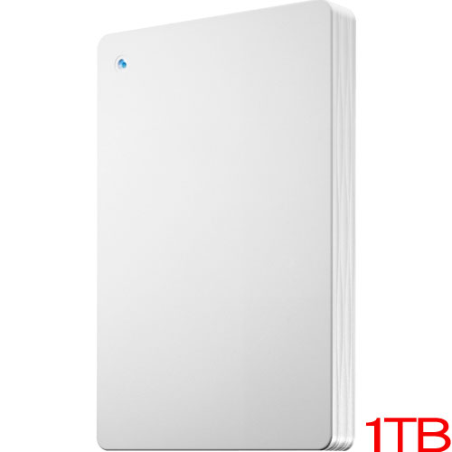 ポータブルHDD アイ・オー・データ HDPH-UTV1W [USB 5Gbps対応ポータブルHDD 1TB ホワイト]