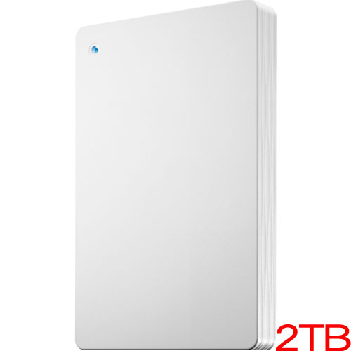 ポータブルHDD アイ・オー・データ HDPH-UTV2W [USB 5Gbps対応ポータブルHDD 2TB ホワイト]